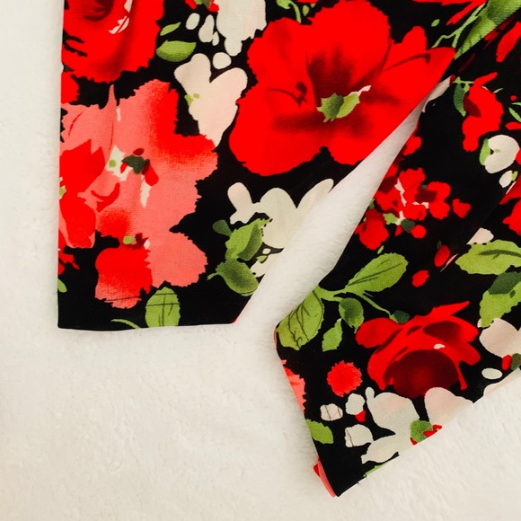 Red Two Piece Pants Set - Picture 9 of 9